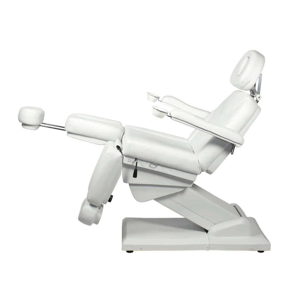 Педикюрное кресло МД-848-3А, 3 мотора, белый - фото 4
