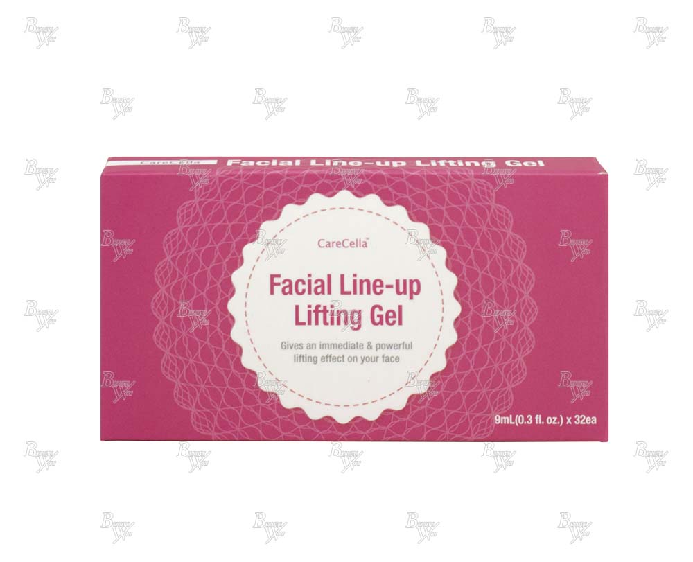 Лифтинговая гель-маска против морщин CareCella Facial line-up lifting gel Pink (упаковка) - фото 1