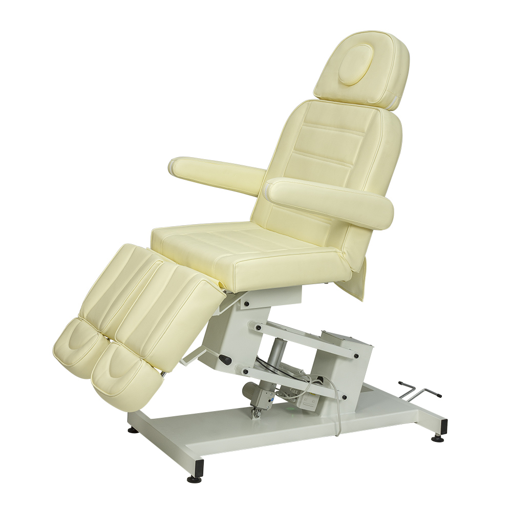 Педикюрное кресло МД-834, 1 мотор, слоновая кость - фото 1