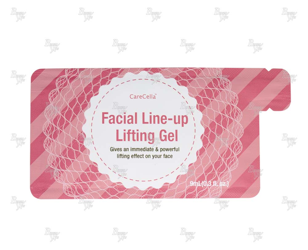 Лифтинговая гель-маска против морщин CareCella Facial line-up lifting gel Pink (упаковка) - фото 2