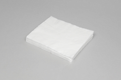 Салфетки медицинские из спанлейса, 30х40 см, белый, 100 шт/упк