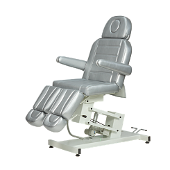 Педикюрное кресло МД-834, 1 мотор, серебристый